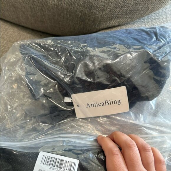 AMICABLING shimmery swimming set 🖤 - Picture 13 of 14